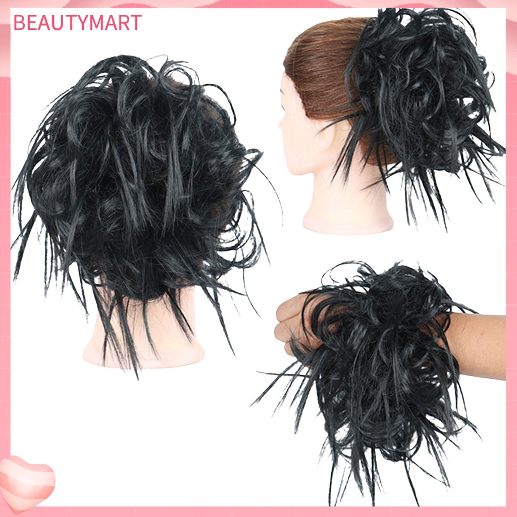 [beautymart] Tóc Giả Thắt Bím Đuôi Ngựa Giả Bằng Lụa Phồng Tự Nhiên Tinh Tế Thời Trang Cho Nữ