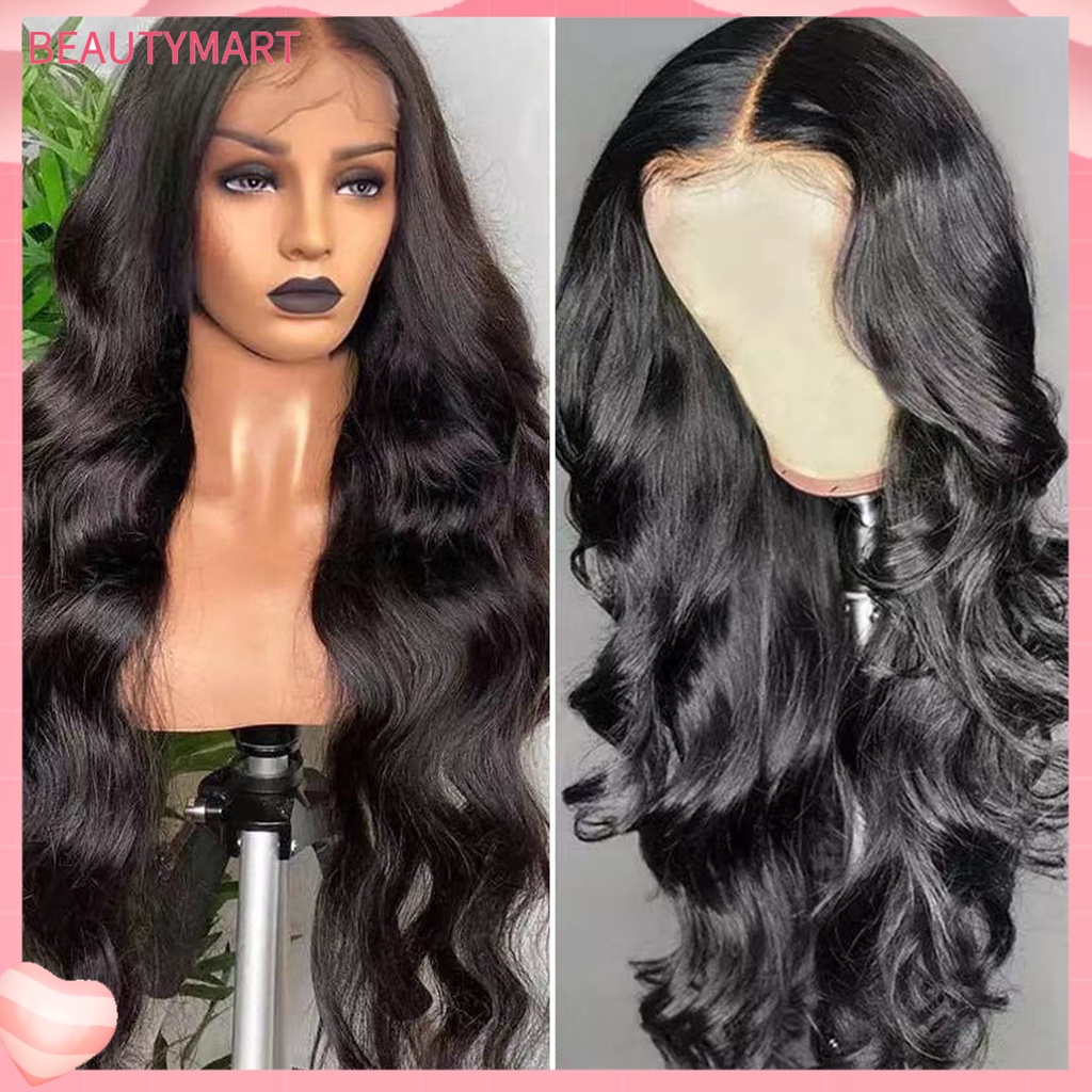 Bộ Tóc Giả Xoăn Dài Bằng Lụa Mềm Mại Chịu Nhiệt Độ Cao Thời Trang