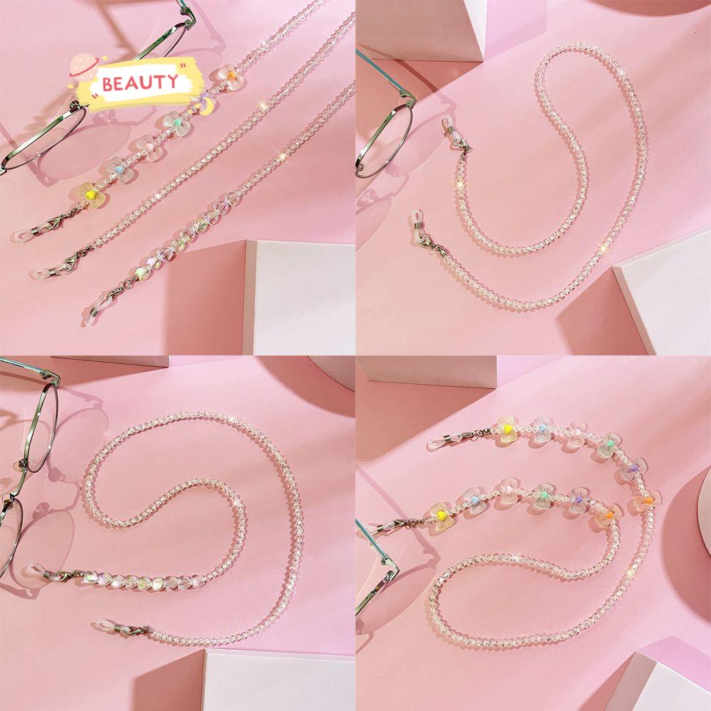 BEAUTY Dây Chuỗi Đeo Mắt Kính Hình Trái Tim Thời Trang