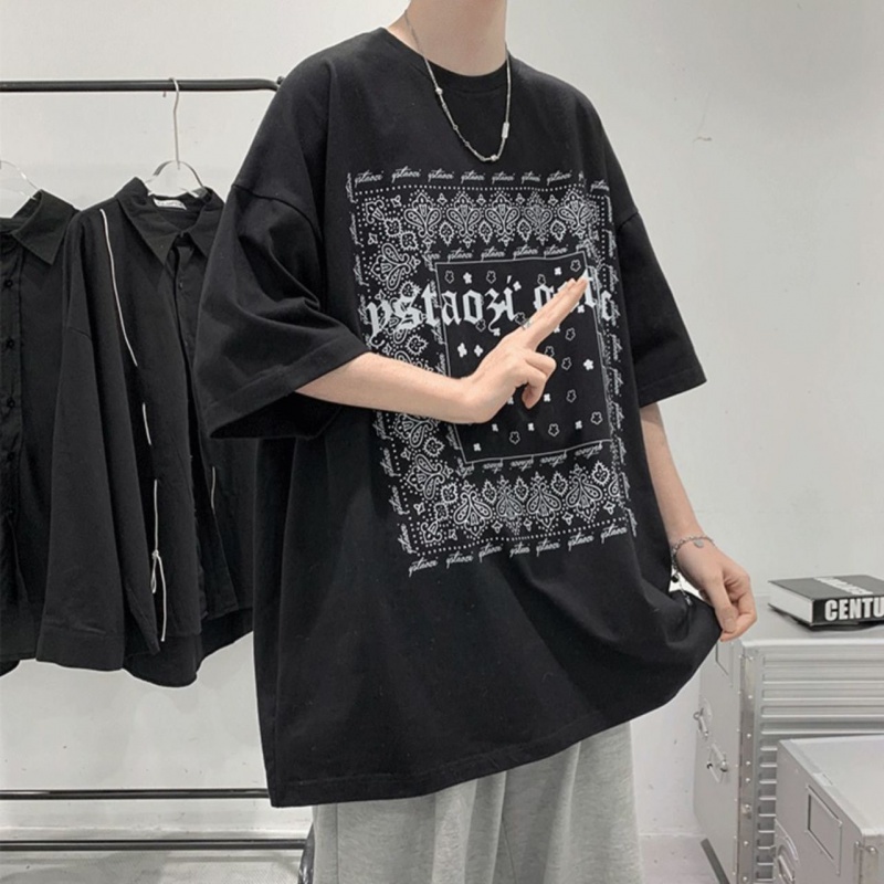 Áo Thun Nam Tay Ngắn In Hình Thời Trang Phong Cách Mới