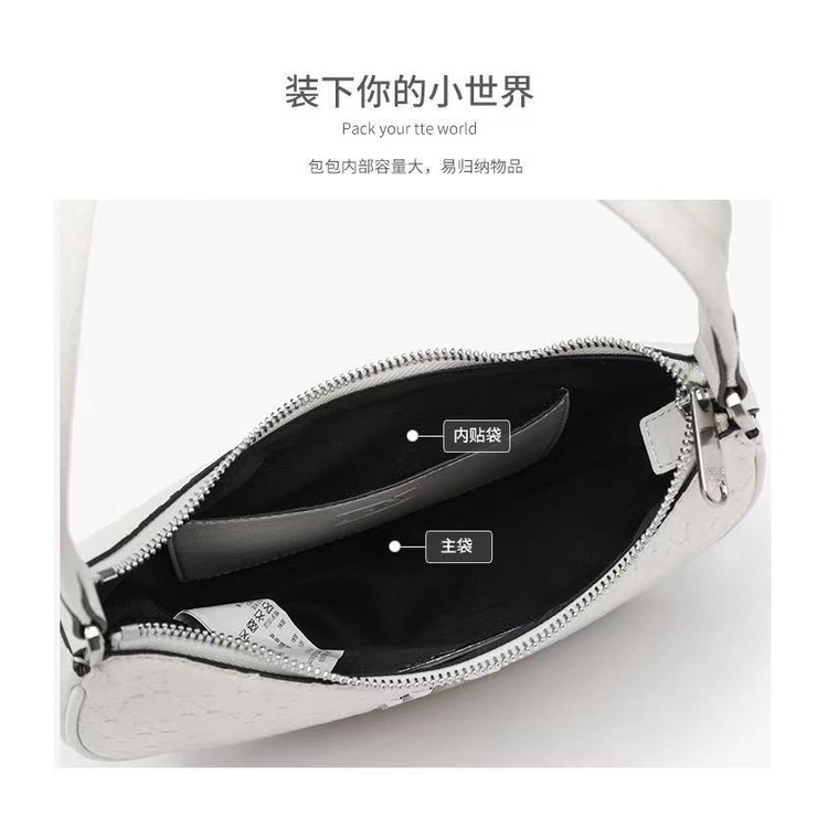 Túi Xách Da Pu Dập Nổi Họa Tiết Ny Thời Trang Cho Nữ