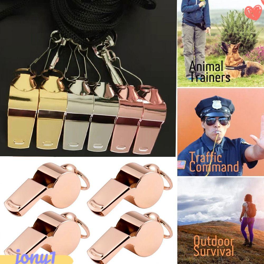 JONYE Set 2 Còi Thổi Bằng Thép Không Gỉ Dùng Trong Luyện Tập Thể Thao