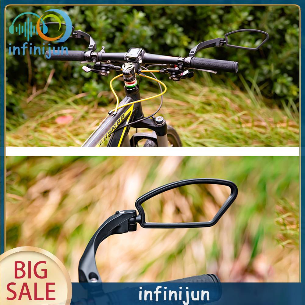 Gương Chiếu Hậu Phản Quang Gắn Tay Lái Xe Đạp Leo Núi