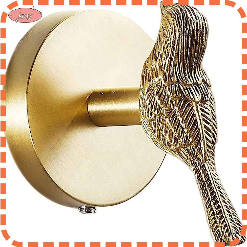 Krny Móc Treo Khăn Tắm Bằng Đồng Thau Hình Chú Chim Màu Vàng Sáng Tạo Gắn Tường Trang Trí Chìa Khóa