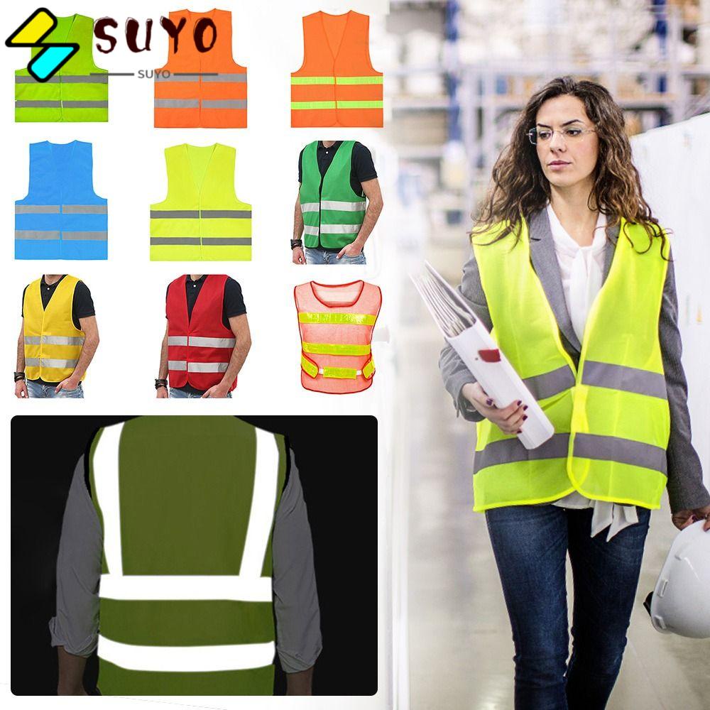 SUYO Áo Bảo Hộ Phản Quang Cảnh Báo An Toàn Gắn Phía Trước Xe Đạp