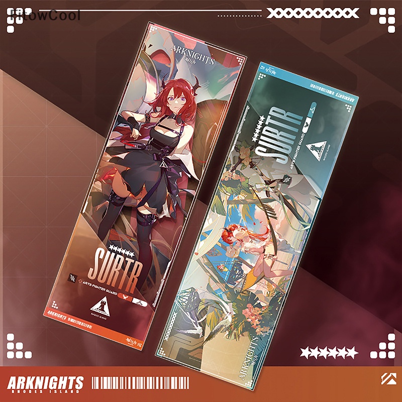 Quạt Laser In Hình Anime 20x7cm Exusiai Arknights QDD Dùng Làm Quà Tặng