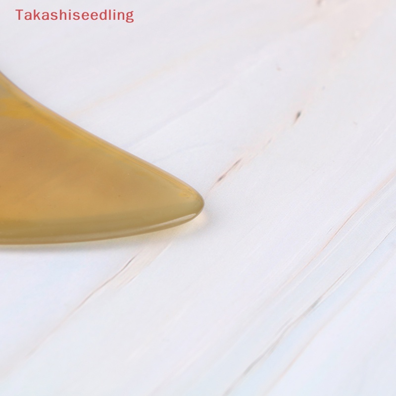 (Takashiseedling) Tấm Cạo Mát Xa Bằng Sừng Ox Tự Nhiên Chăm Sóc Sức Khỏe