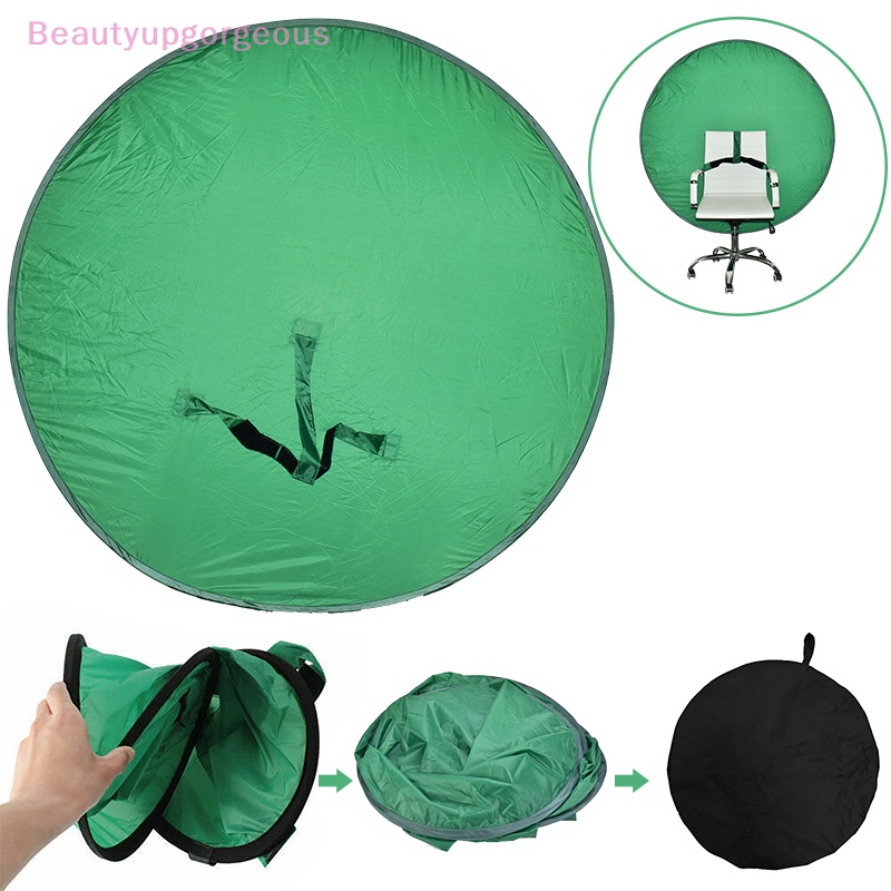 Phông Nền Chụp Ảnh Hình Tròn Màu Xanh Lá 142CM Thiết Kế Gấp Gọn Tiện Dụng