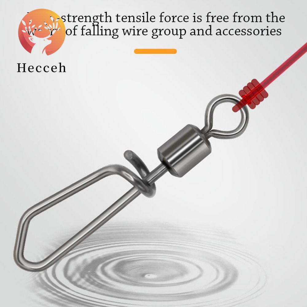 HECCEH Set 20 Khóa Câu Cá Bằng Thép Không Gỉ