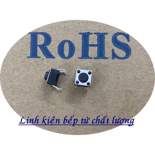 (20 cái) Nút vuông 4 chân 6x6x5 Mới !