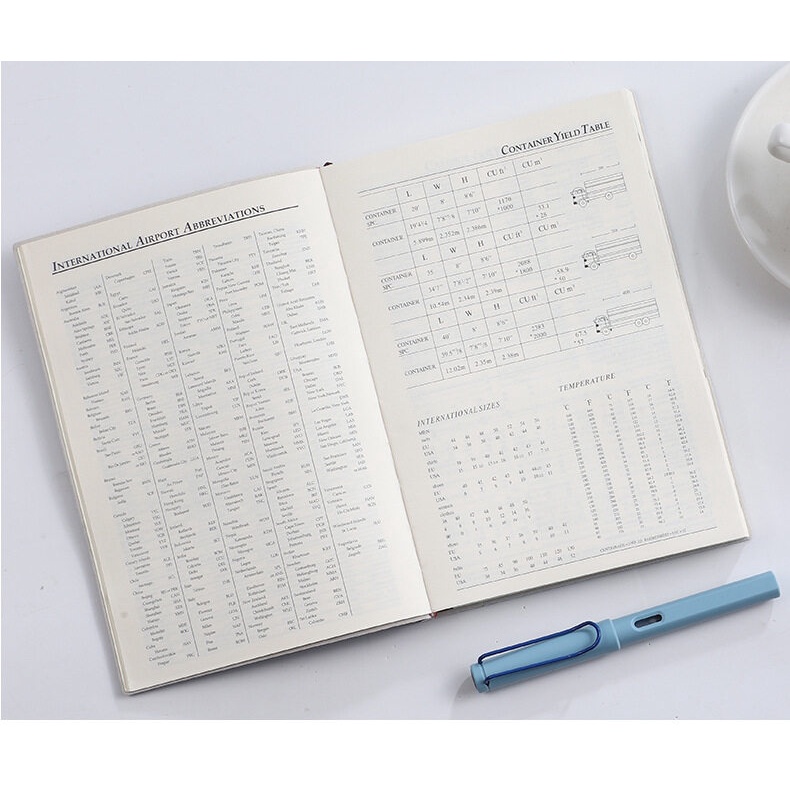 Chương trình nghị sự 2024 A5 English Planner Calendar Daily Planner Notebook 365 ngày Quản lý thời gian Niên giám Văn phòng phẩm