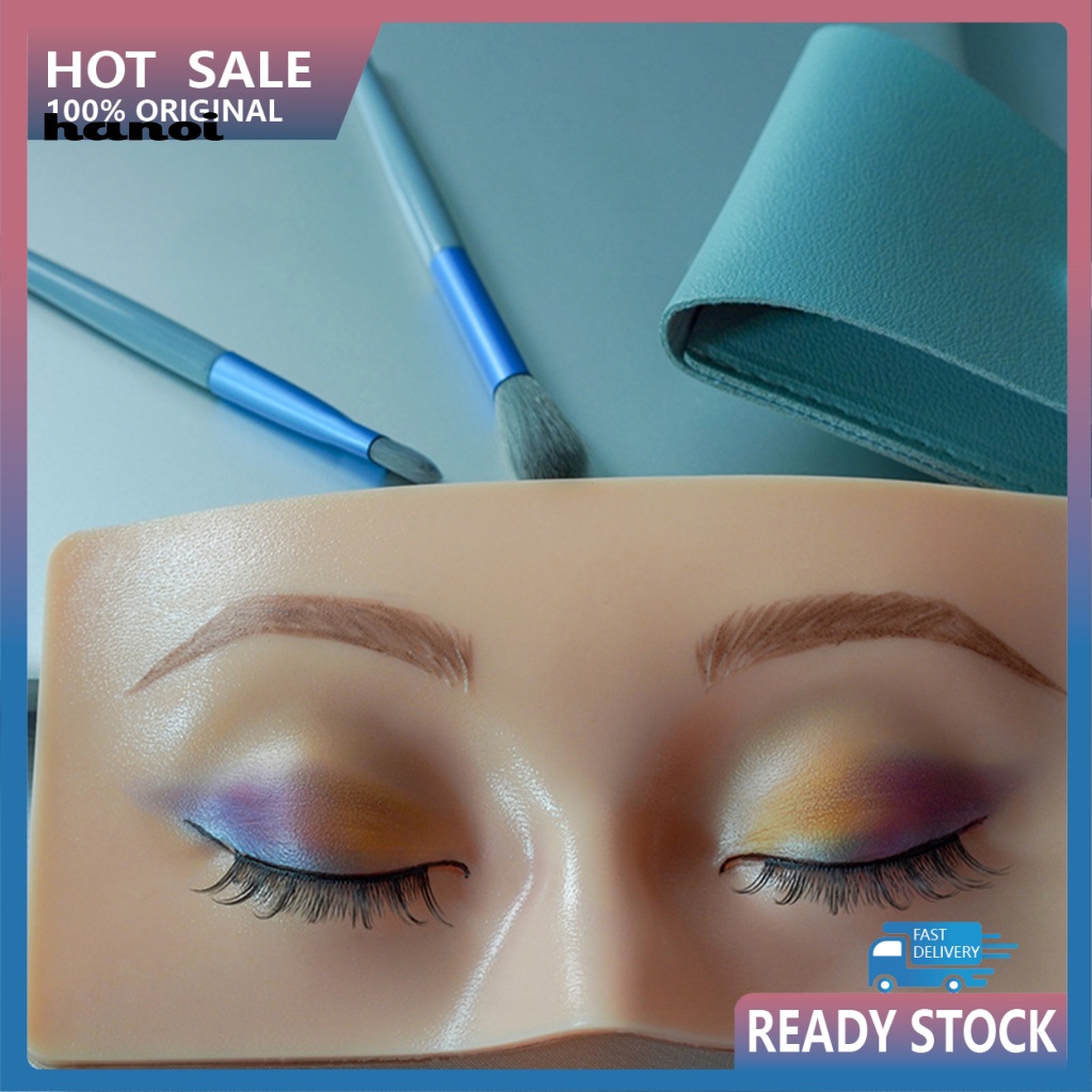 Đệm Ma Nơ Canh 3D Bằng Silicon Mềm Dùng Thực Hành Luyện Tập Trang Điểm Lông Mày / Lông Mi