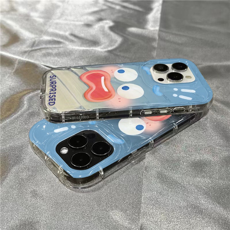 Ốp Điện Thoại Dẻo Trong Suốt Họa Tiết Hoạt Hình Cảm Xúc Vui Nhộn Cho Iphone14Promax GXPB 11 1312plus 78 Xr