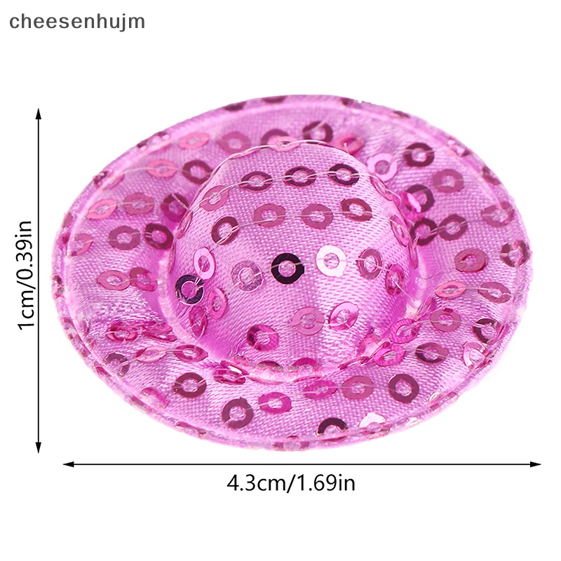 Set 8 Nón Đồ Chơi Nhiều Màu Sắc Xinh Xắn Dành Cho Búp Bê