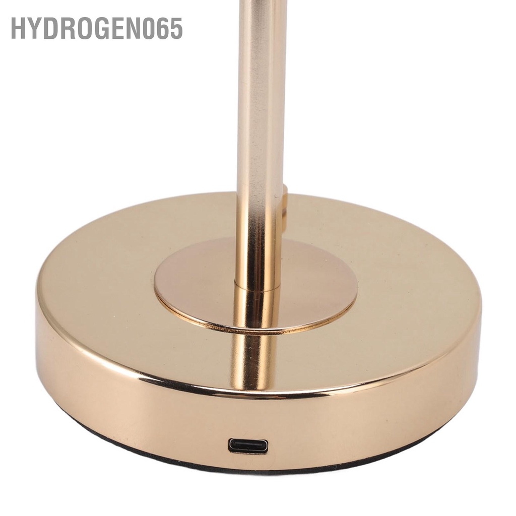 Hydrogen065 Lông Vũ Đèn Bàn Cảm Ứng USB Đà Điểu 3 Màu Mờ Để Vàng Đế Kim Loại 30 chiếc