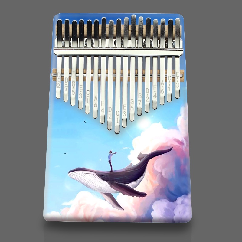 Đàn Kalimba 17 Phím Nhiều Màu Sắc Dành Cho Người Mới Bắt Đầu