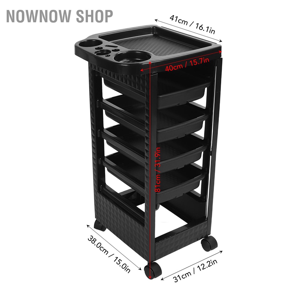 NOWNOW SHOP 🛒🛒Xe đẩy Salon Trạm làm tóc có thể tháo rời nhiều lớp chuyên nghiệp dành cho tiệm cắt