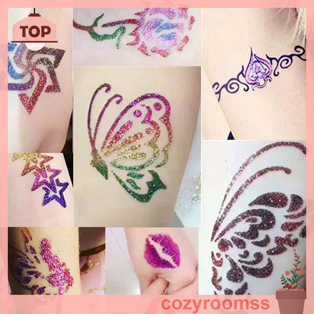 Hình Xăm Dán Tạm Thời Họa Tiết Động Vật Hoạt Hình 3D Dễ Thương Chống Nước