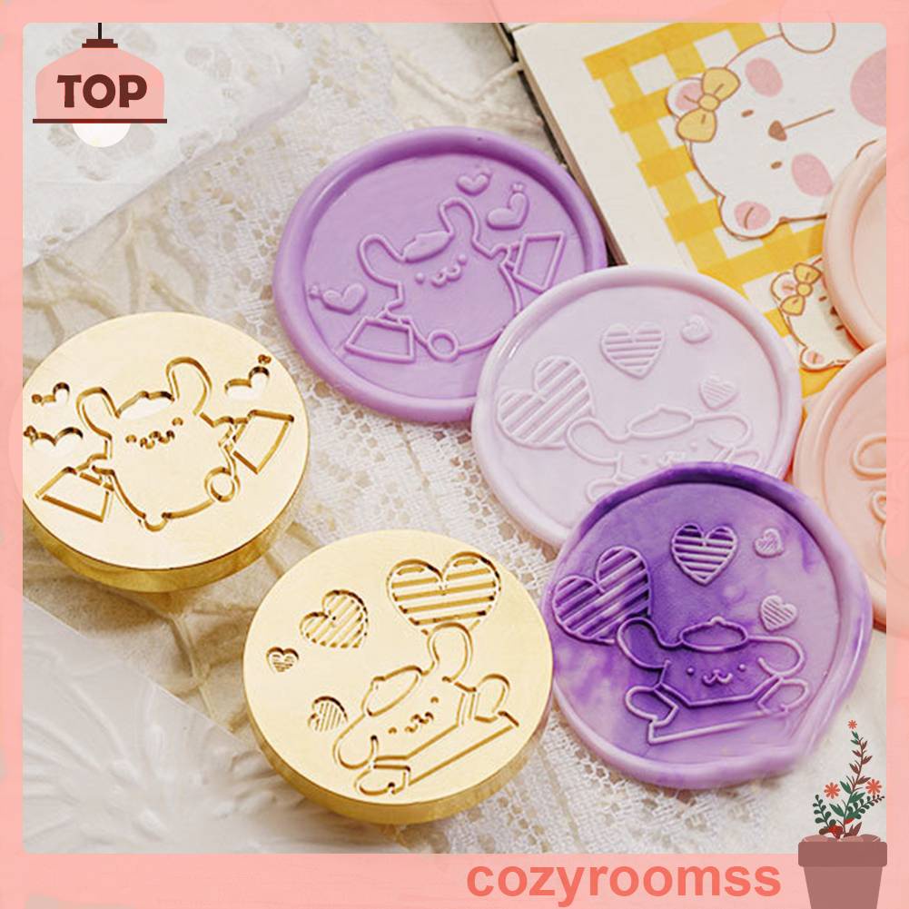 Đầu Tem Đóng Dấu Họa Tiết Hoạt Hình DIY Tùy Chỉnh Cho Thiệp Mời Đám Cưới