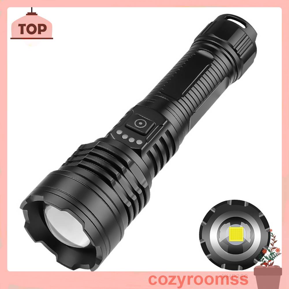 Đèn Pin Cầm Tay 2500LM LED Type-C Thiết Kế Tiện Lợi Cho Các Hoạt Động Ngoài Trời