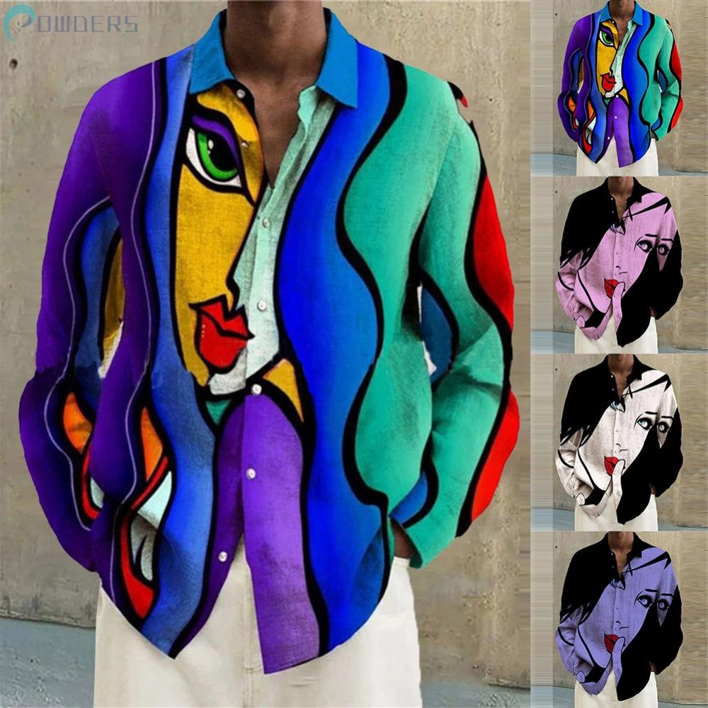 Áo Sơ Mi Polyester Tay Dài Dáng Rộng Thời Trang Mùa Hè