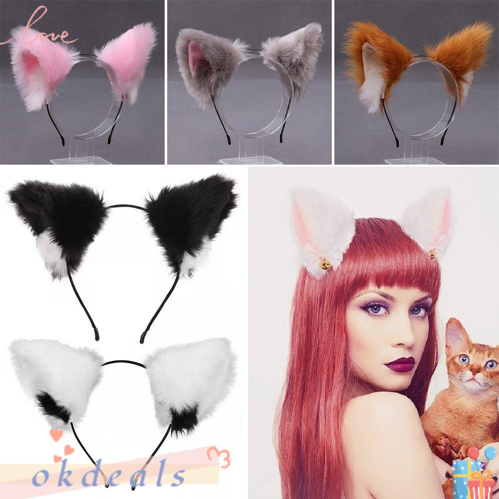 Băng Đô Tai Mèo Bằng Lông Nhung Dễ Thương Xinh Xắn Thời Trang