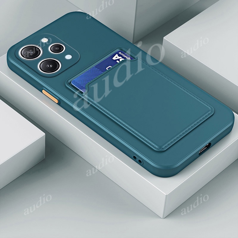 Ốp Điện Thoại Silicone Mềm Chống Sốc Kèm Ngăn Đựng Thẻ Cho Xiaomi redmi 12 4G 2023 redmi 12 10 Redmi12 4G 5G Coque Capas