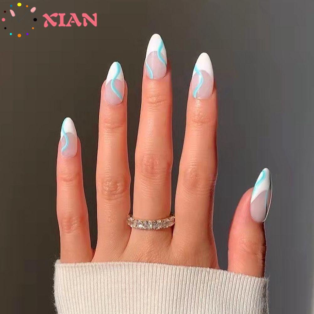 XIANTIN Hộp 24 Móng Tay Giả Thời Trang Cho Nữ