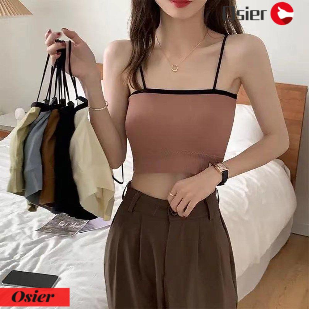 OSIER1 Áo Ngực Thể Thao Không Đường May Thoáng Khí Cho Nữ
