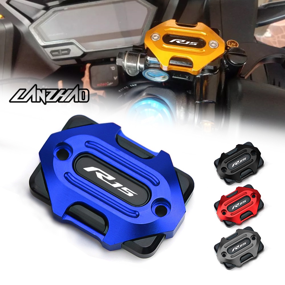 Đối với xe máy yamaha r15v3 r15v4 r15m r15v2 phanh trước cnc nắp dầu nhiên liệu nắp chính nắp xi lanh phụ kiện