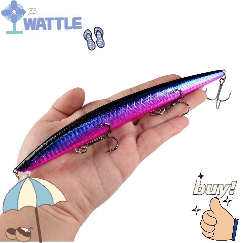 WTTLE Mồi Câu Cá Giả Kích Thước 24g 18cm