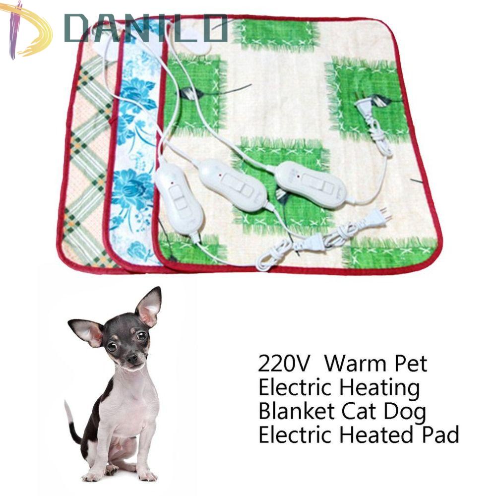 DANILO Thảm Sưởi Ấm Chống Trầy Xước Bằng Điện Màu Sắc Ngẫu Nhiên Dành Cho Thú Cưng