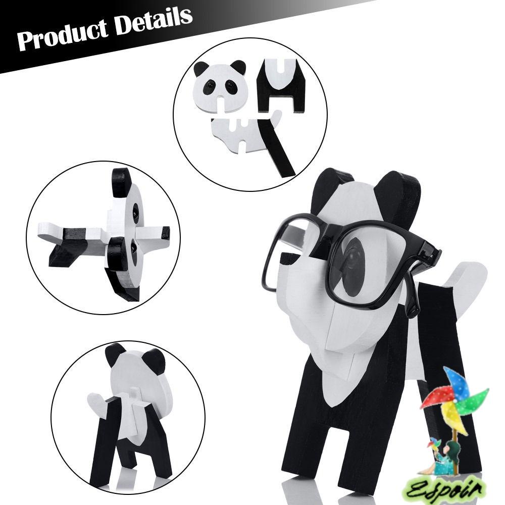 ESPO Giá Đỡ Trưng Bày Mắt Kính Hình Động Vật Bằng Gỗ Sáng Tạo