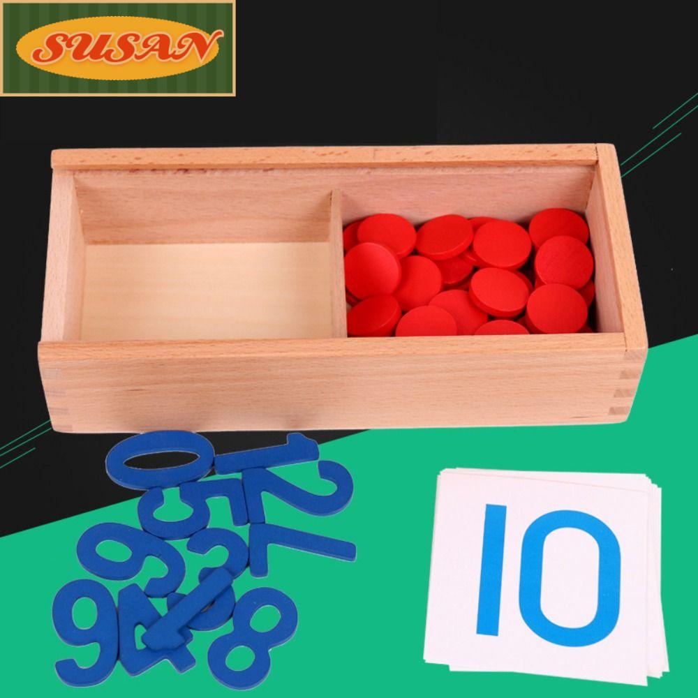 SUSANS Bộ Thẻ Đồ Chơi Đếm Số Giáo Dục Nhận Thức Cho Bé