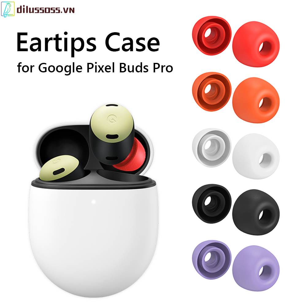 Set 5 Cặp Bọc Tai Nghe Bằng Silicon Thoải Mái Cho Google Pixel Buds Pro