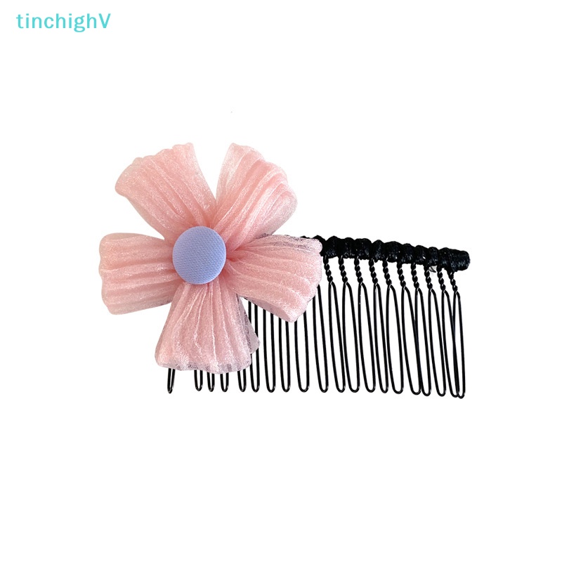 Kẹp Tóc Đính Nơ Hoa Nhỏ Xinh Xắn Thời Trang Cho Bé Gái