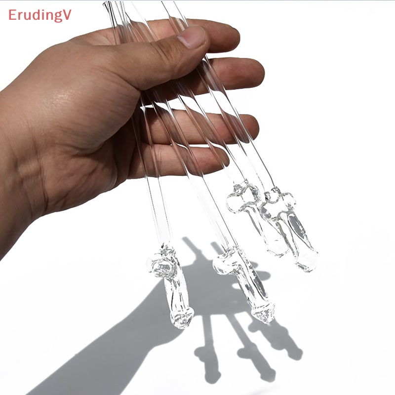 Ống Hút Thủy Tinh Chịu Nhiệt Cao Hình Dáng Vui Nhộn Sáng Tạo Có Thể Tái Sử Dụng Cho Nhà Bếp