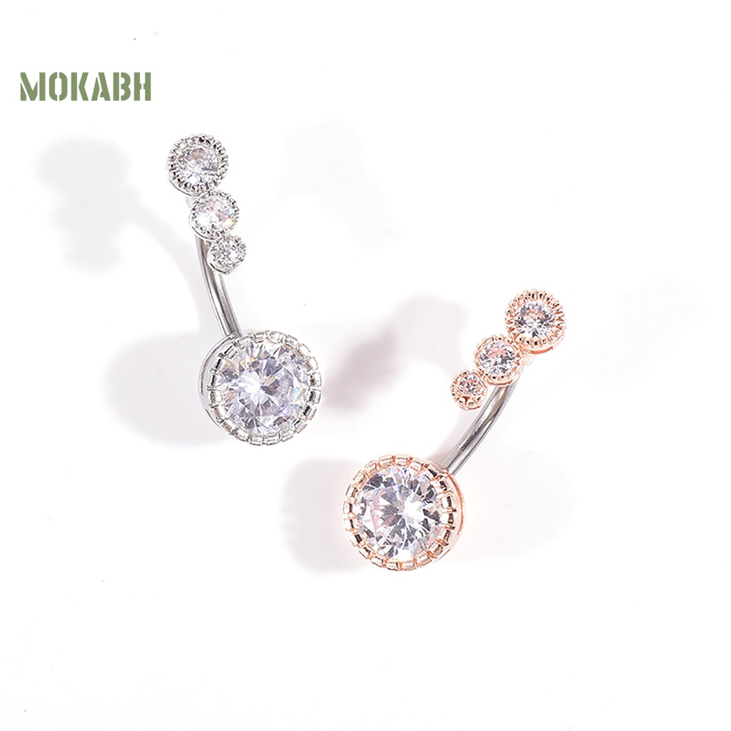 Khuyên Rốn Đính Đá Zircon Thời Trang Cho Nữ