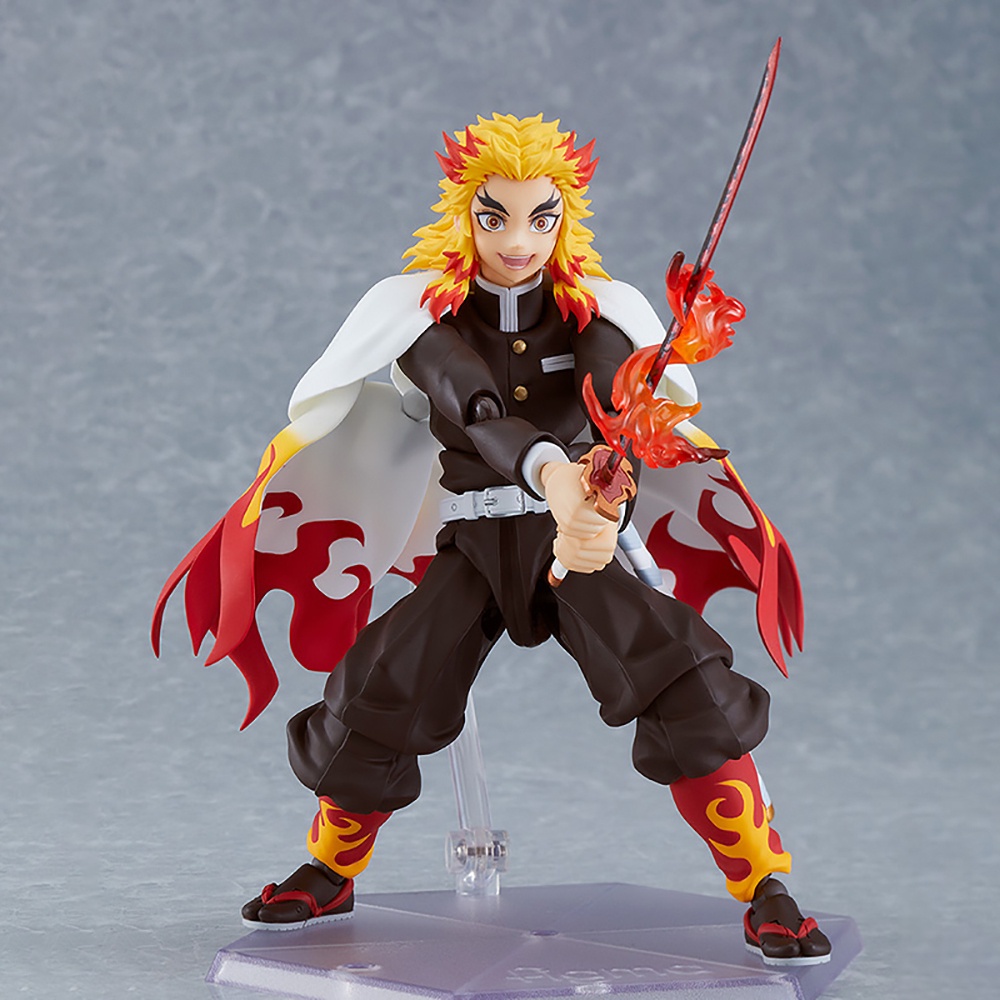 Mô Hình Nhân Vật Hoạt Hình Demon Slayer 14cm Figma #553 Mô Hình Nhân Vật Rengoku Kyoujurou Rengoku Kimetsu No Yaiba