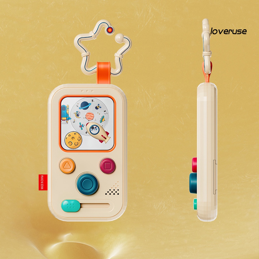 Loveruse Đồ Chơi Tàu Lửa ABS Không Gian Dạng Nhấn Cảm Ứng Thoải Mái Chống Rơi Vui Nhộn Làm Quà Sinh Nhật Cho Bé