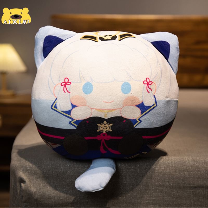 Gối nhồi bông hình bánh bao nhân vật Genshin Impact tùy chọn xinh xắn Gấu bông plushie mochi Genshin Impact mềm mại cute game anime