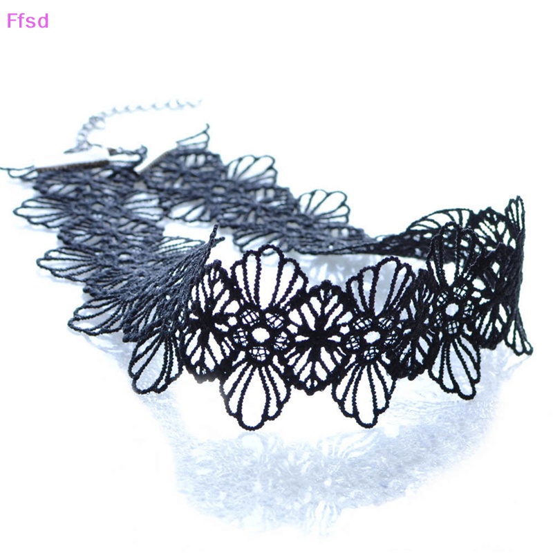 Vòng Cổ Choker Ren Màu Đen Phong Cách Cổ Điển Quyến Rũ