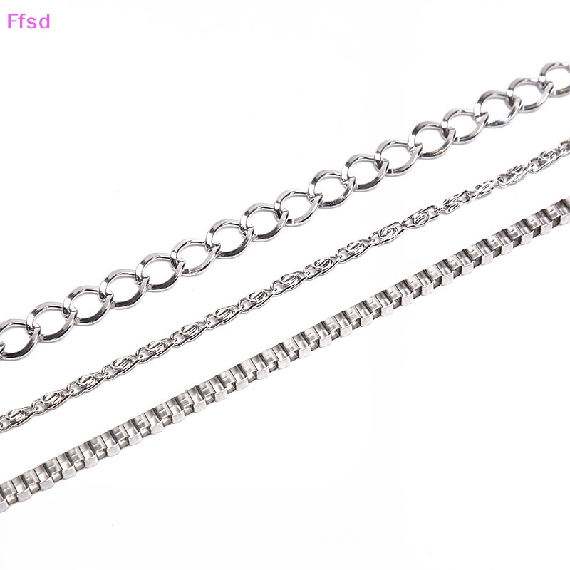 {Ffsd} Dây Xích Kim Loại 3 Lớp Dạng Móc Khóa Quần Jean Phong Cách Gothic Punk Hiphop Dành Cho Nữ * Hàng Bán Chạy