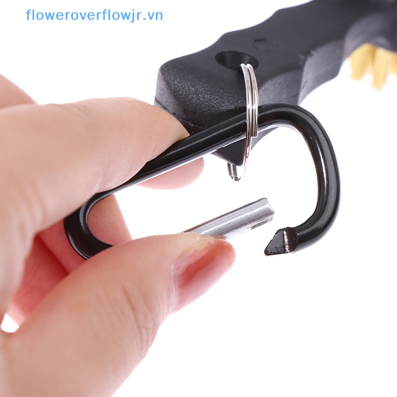 Bàn Chải Nylon 2 Mặt Có Dây Kéo Vệ Sinh Gậy Đánh Golf