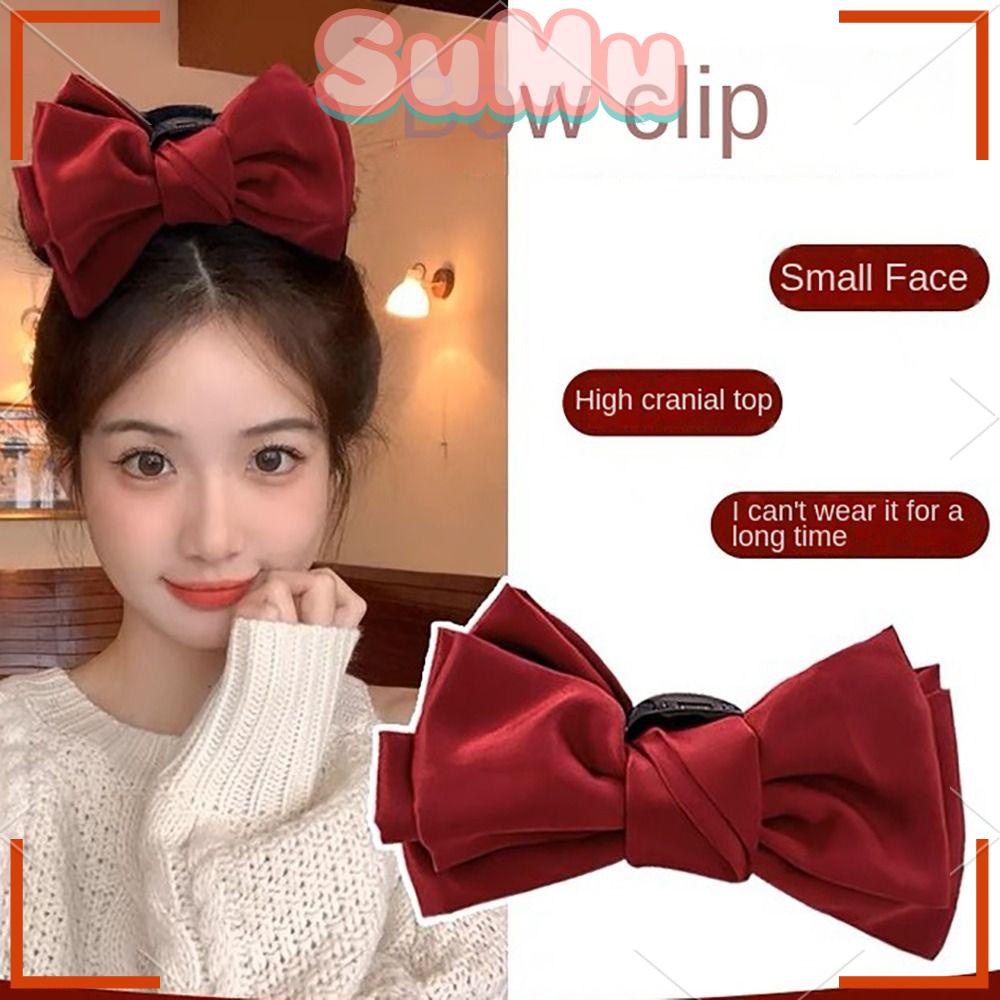 SUMU Kẹp Tóc Hình Cá Mập Bằng Vải Không Trơn Dễ Thương Thời Trang Dành Cho Bạn Nữ