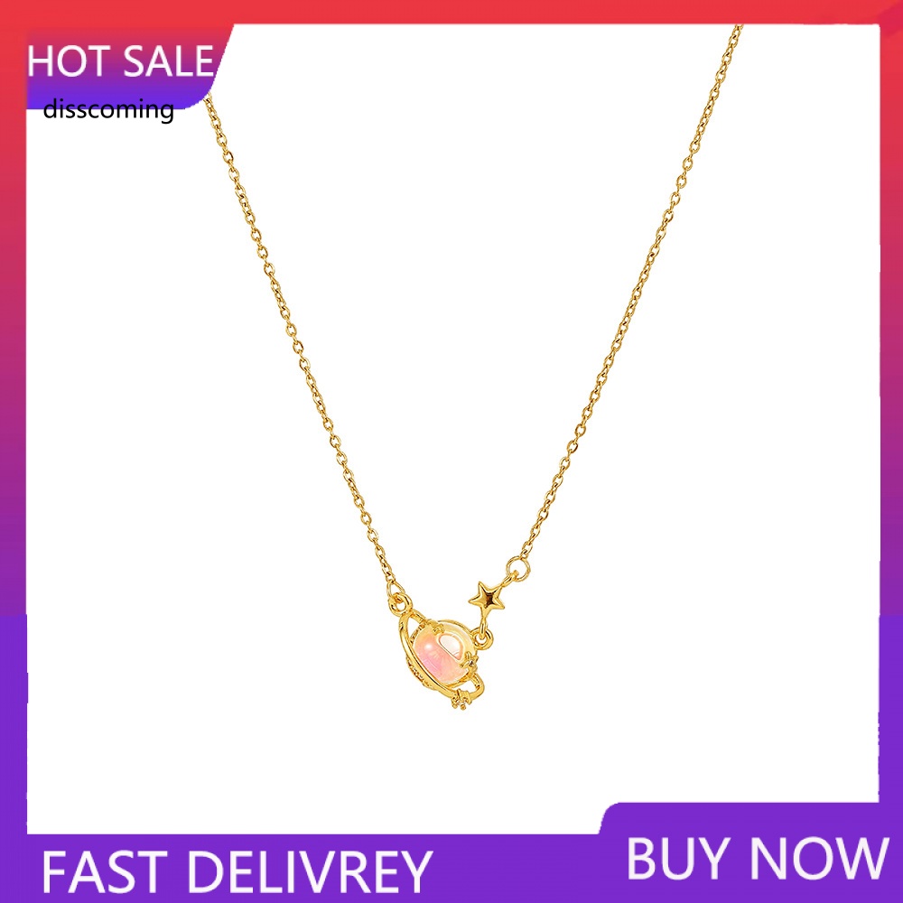 Áo Khoác SL SL Kiểu Dáng Trẻ Trung Năng Động| Vòng cổ Mặt Hình Hành Tinh Đính Đá Mặt Trăng Thời Trang