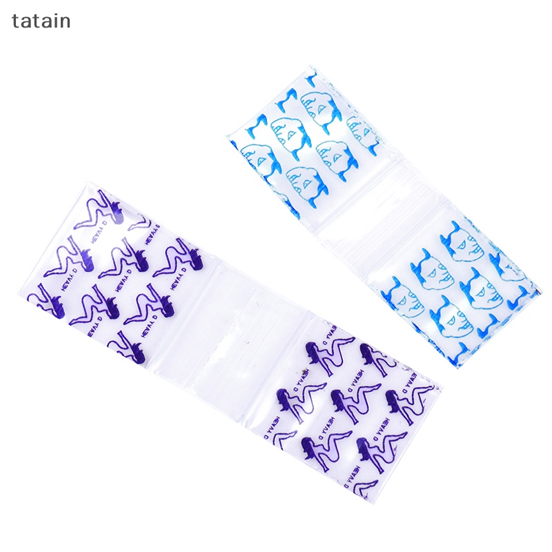 Set 100 Túi Khóa Zip Kích Thước 1.6 * 2 / 1.8 * 2.5 / 2.5 * 3 / 3 * 4cm