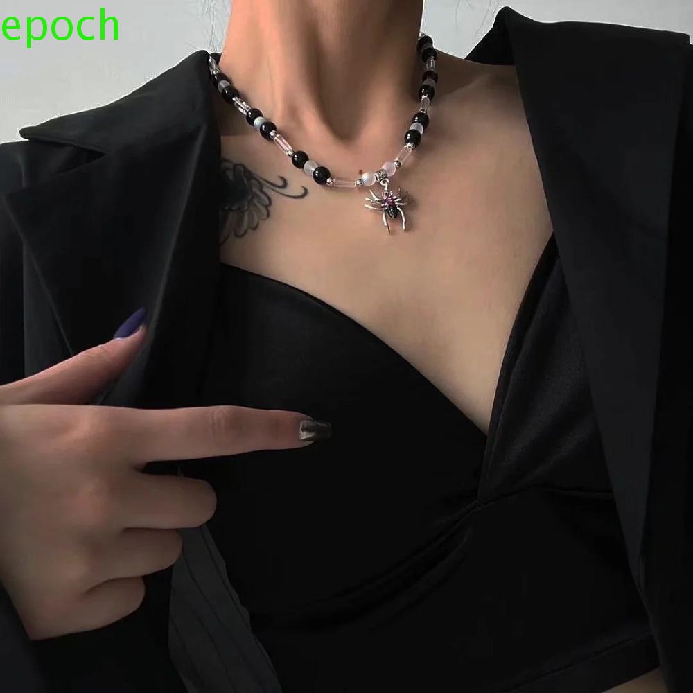 EPOCH Vòng cổ Mặt Nhện Phong Cách Retro Cá Tính