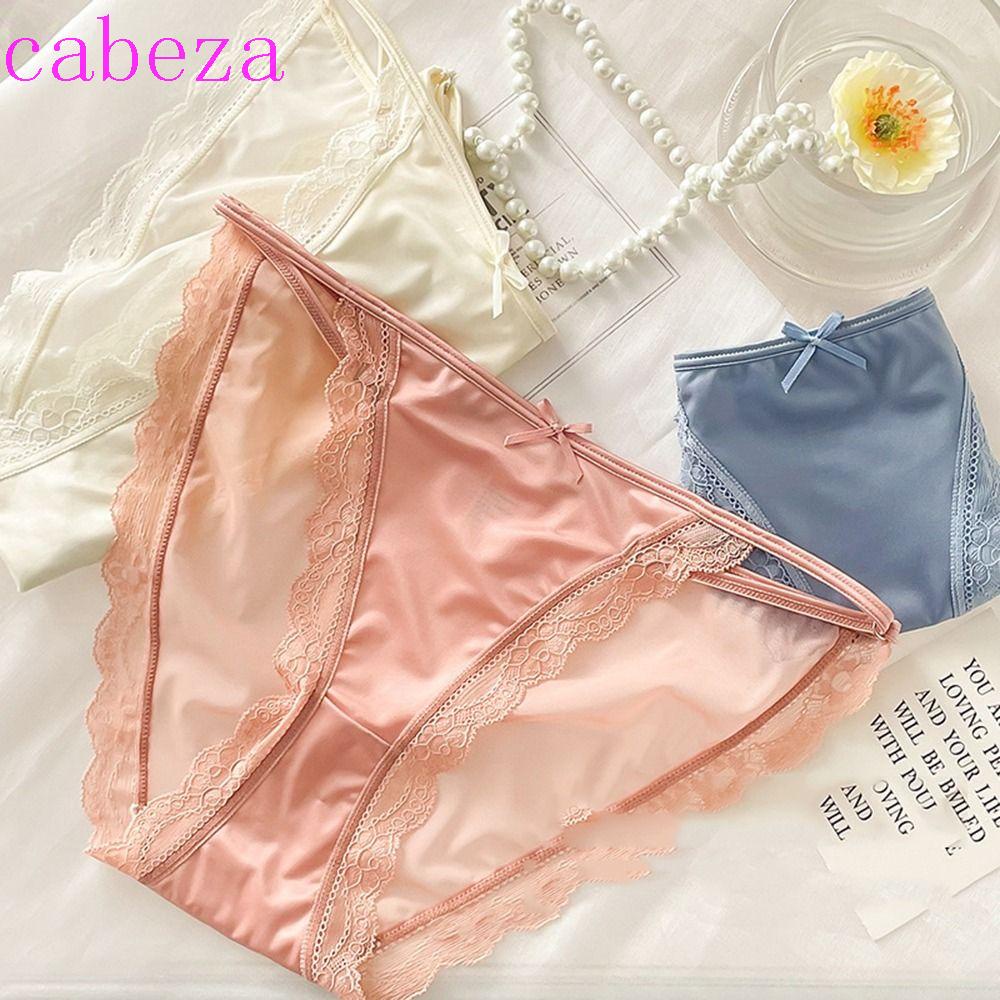 CABEZA Quần Lót Ren Lưới Màu Sắc Ngọt Ngào Thoải Mái Cho Nữ