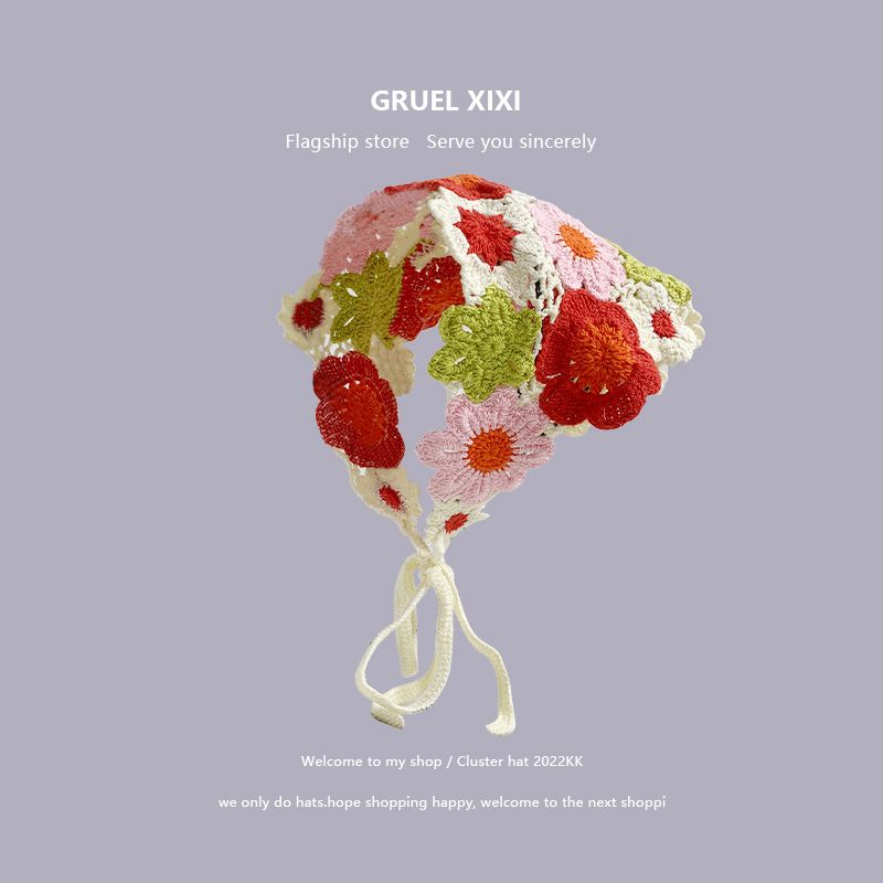 Băng Đô Cài Tóc Tam Giác Đan Tay Phong Cách Ngọt Ngào Dễ Thương Cho Nữ cxbpipi01.vn7.2